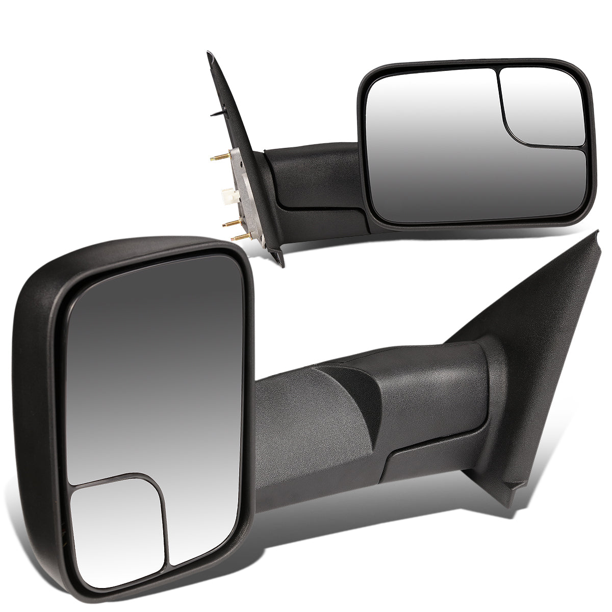 Manual Towing Mirrors (Pair)<br>02-08 Dodge Ram 1500, 03-09 Ram 2500