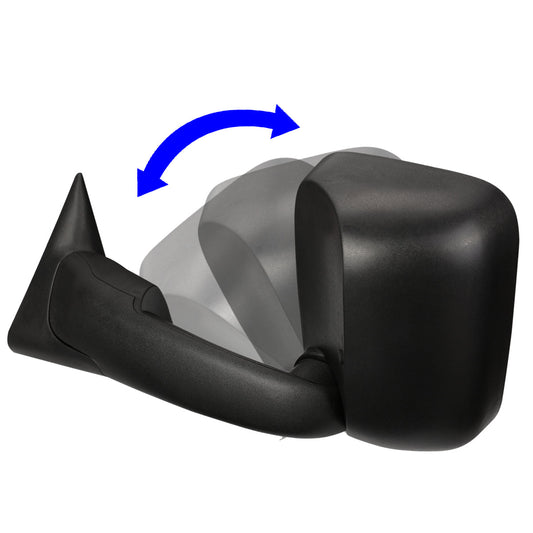 Manual Towing Mirrors (Pair)<br>02-08 Dodge Ram 1500, 03-09 Ram 2500