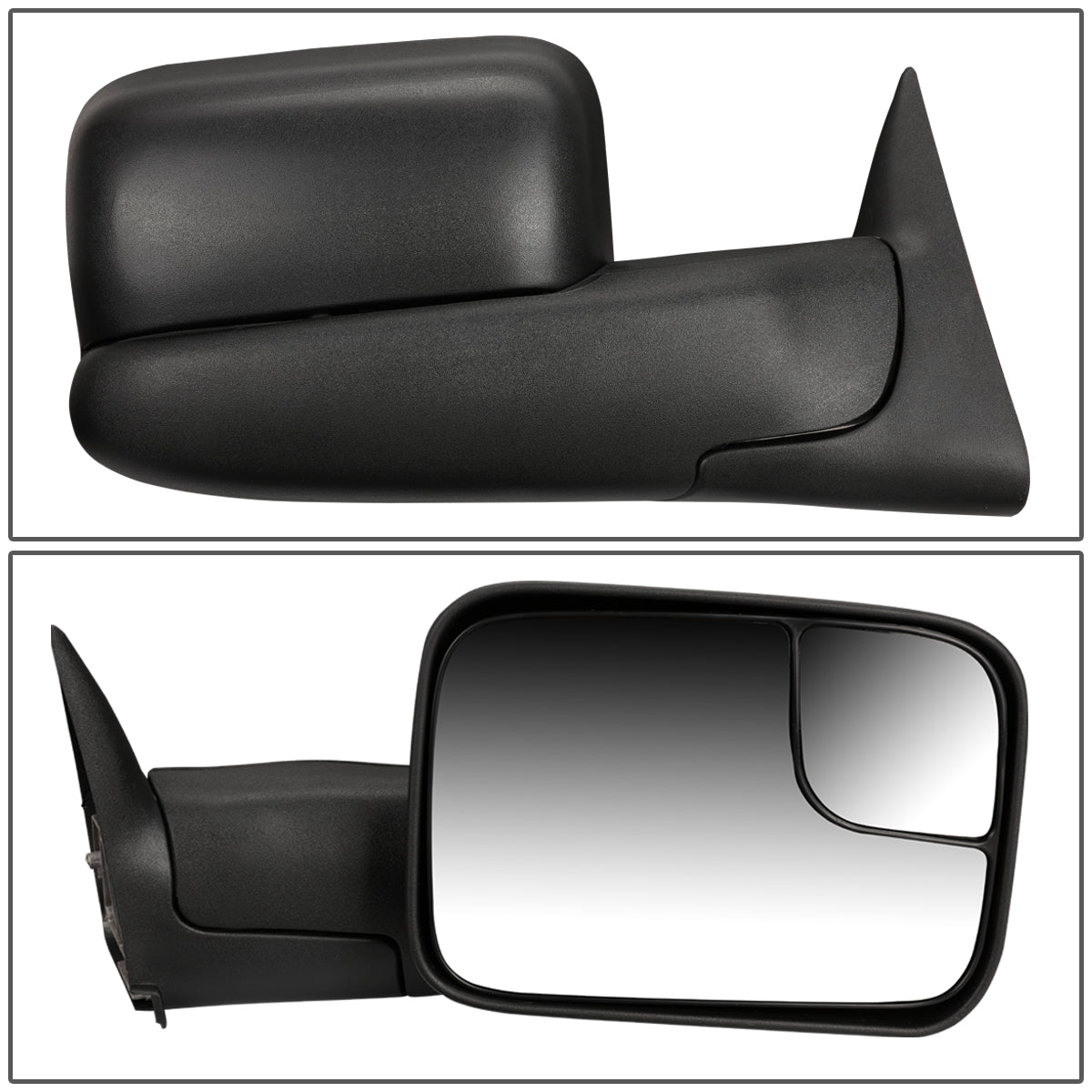Manual Towing Mirror (Right)<br>02-08 Dodge Ram 1500, 03-09 Ram 2500