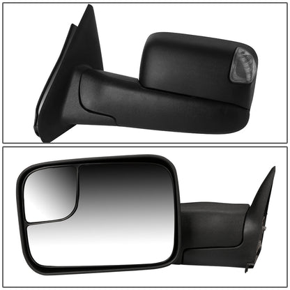 Manual Towing Mirrors (Pair)<br>02-08 Dodge Ram 1500, 03-09 Ram 2500
