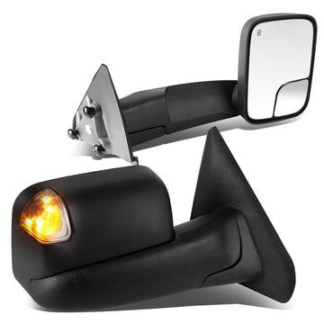 Powered Heated Towing Mirrors (Pair)<br>02-08 Dodge Ram 1500, 03-09 Ram 2500