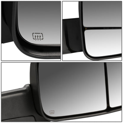 Powered Heated Towing Mirrors (Pair)<br>09-16 Dodge Ram 1500, 10-16 Ram 2500-5500