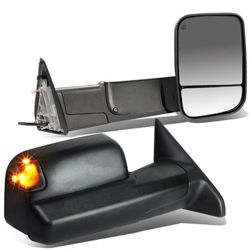Powered Heated Towing Mirrors (Pair)<br>09-16 Dodge Ram 1500, 10-16 Ram 2500-5500