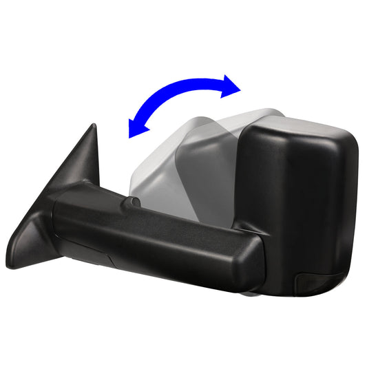 Powered Heated Towing Mirrors (Pair)<br>09-16 Dodge Ram 1500, 10-16 Ram 2500-5500