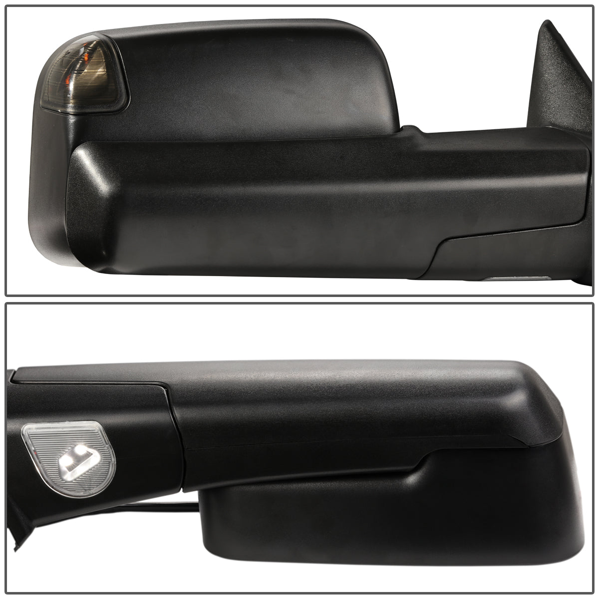 Powered Heated Towing Mirrors (Pair)<br>09-16 Dodge Ram 1500, 10-16 Ram 2500-5500