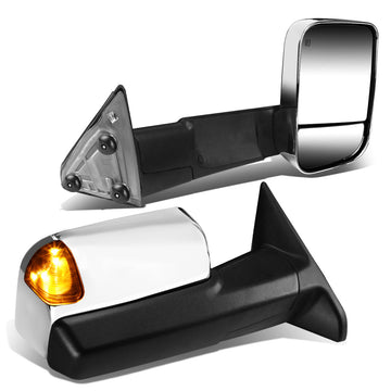 Powered Heated Towing Mirrors (Pair)<br>09-16 Dodge Ram 1500, 10-16 Ram 2500-5500