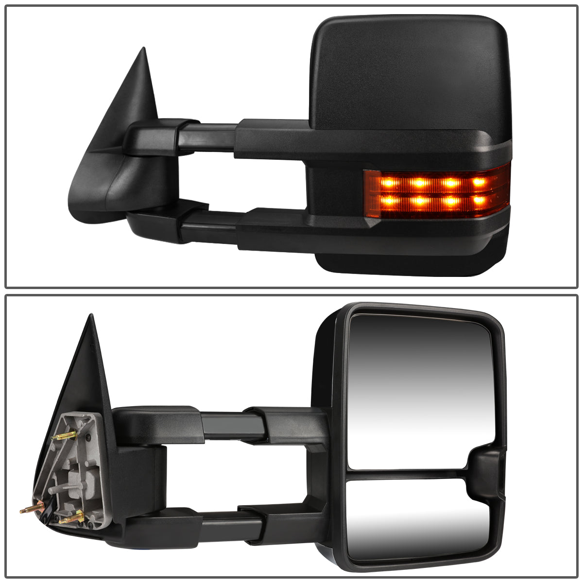 Manual Towing Mirrors (Pair)<br>03-06 Chevy Silverado, GMC Sierra, Tahoe, Yukon