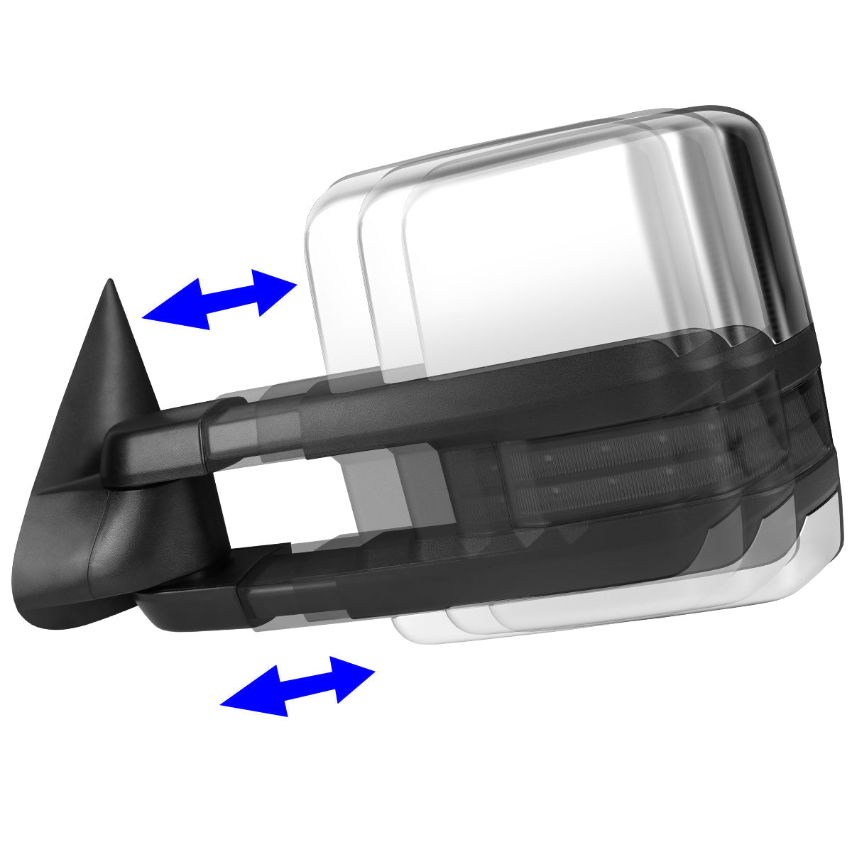 Powered Heated Towing Mirror (Left)<br>03-06 Chevy Silverado, GMC Sierra, Tahoe, Yukon
