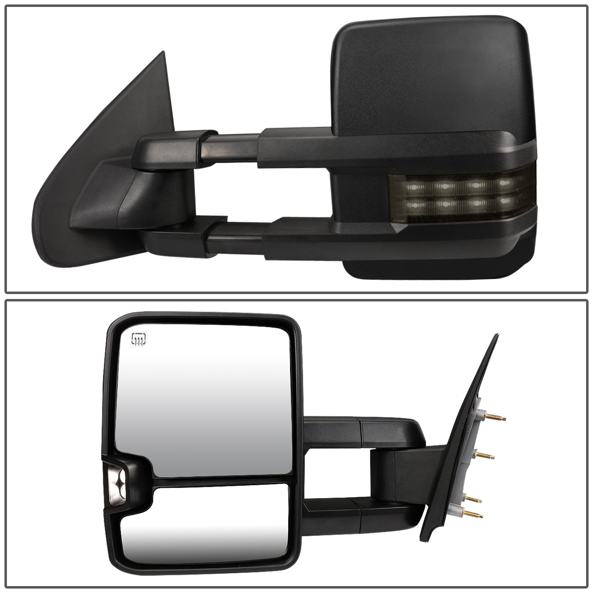 Powered Heated Towing Mirrors (Pair)<br>14-17 Chevy Silverado 1500, GMC Sierra 1500