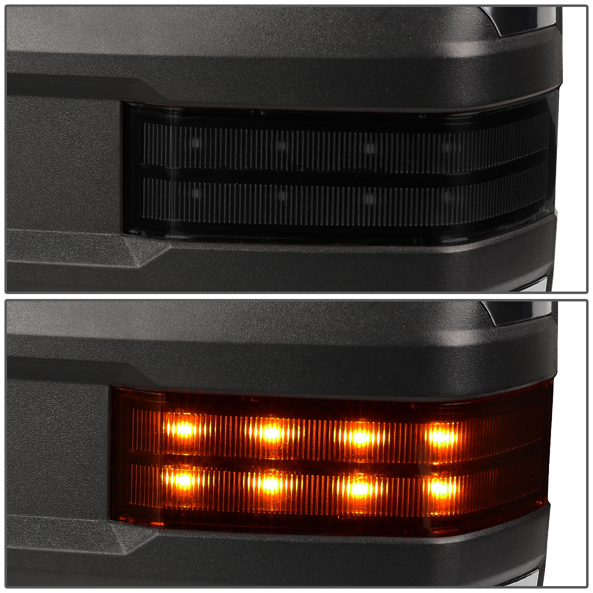 Chrome Powered Heated Towing Mirrors (Pair)<br>14-17 Chevy Silverado 1500, GMC Sierra 1500