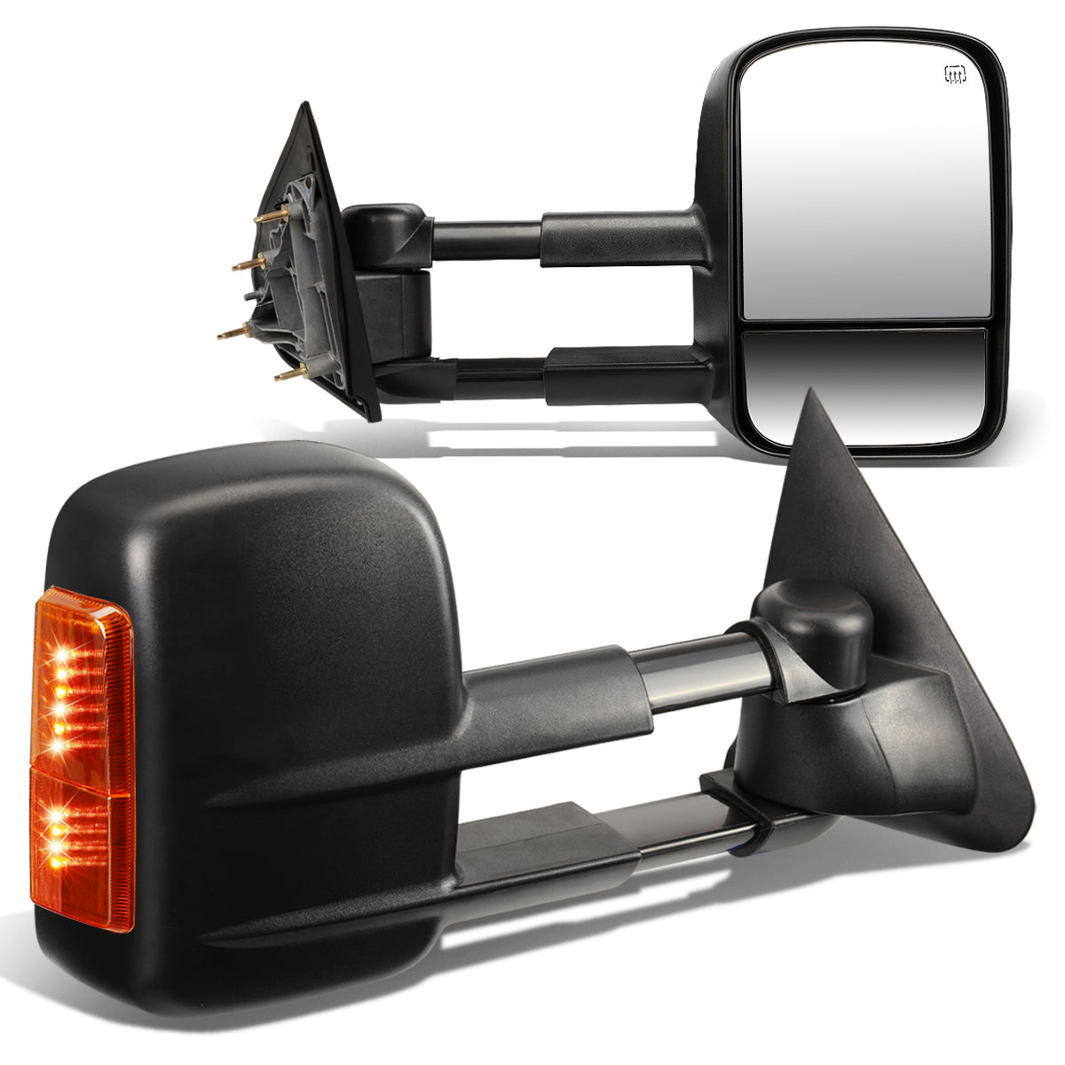 Powered Heated Towing Mirrors (Pair)<br>14-17 Chevy Silverado 1500, GMC Sierra 1500