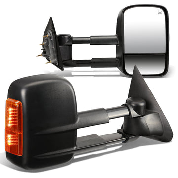 Powered Heated Towing Mirrors (Pair)<br>14-17 Chevy Silverado 1500, GMC Sierra 1500