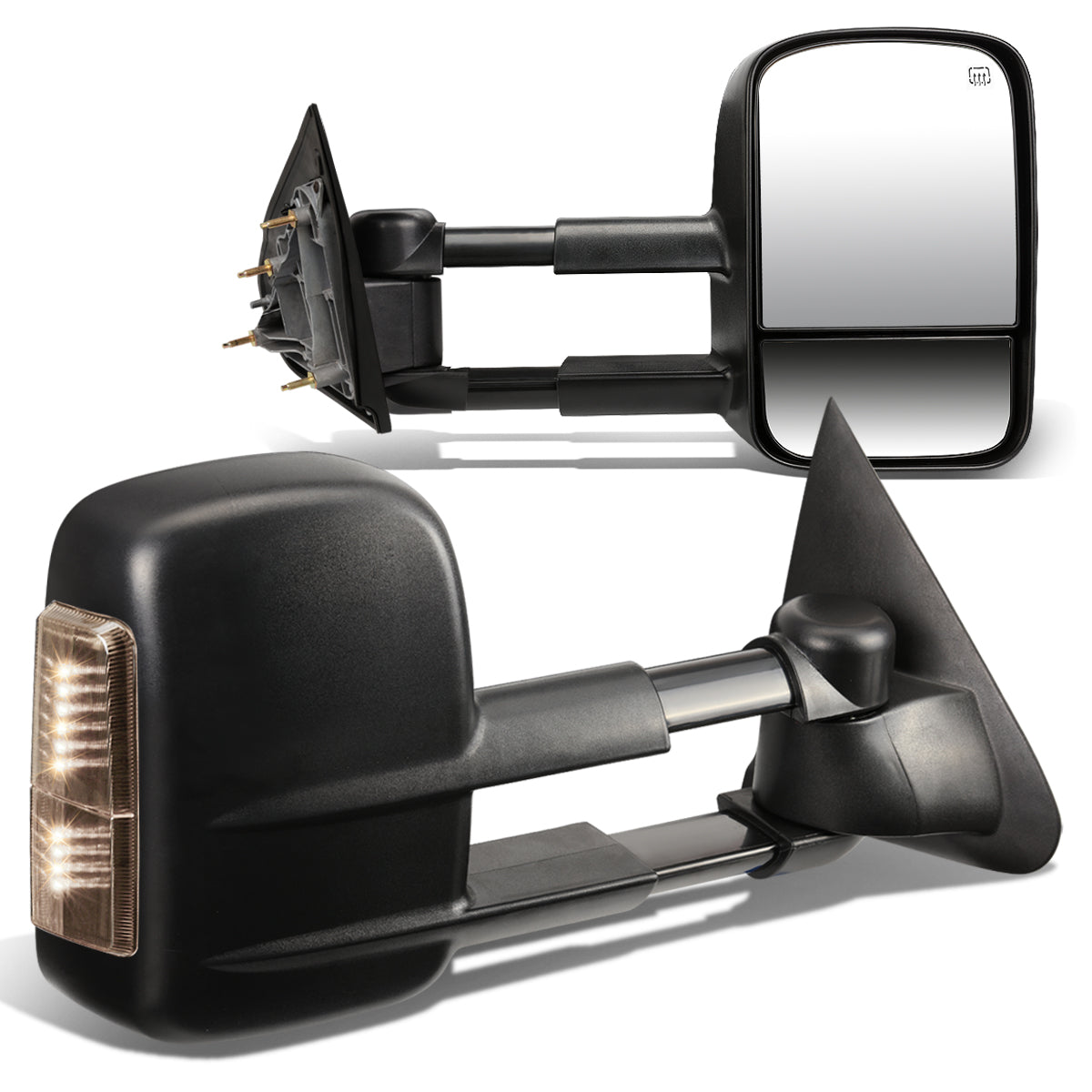 Powered Heated Towing Mirrors (Pair)<br>14-17 Chevy Silverado 1500, GMC Sierra 1500
