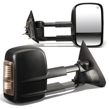 Powered Heated Towing Mirrors (Pair)<br>14-17 Chevy Silverado 1500, GMC Sierra 1500