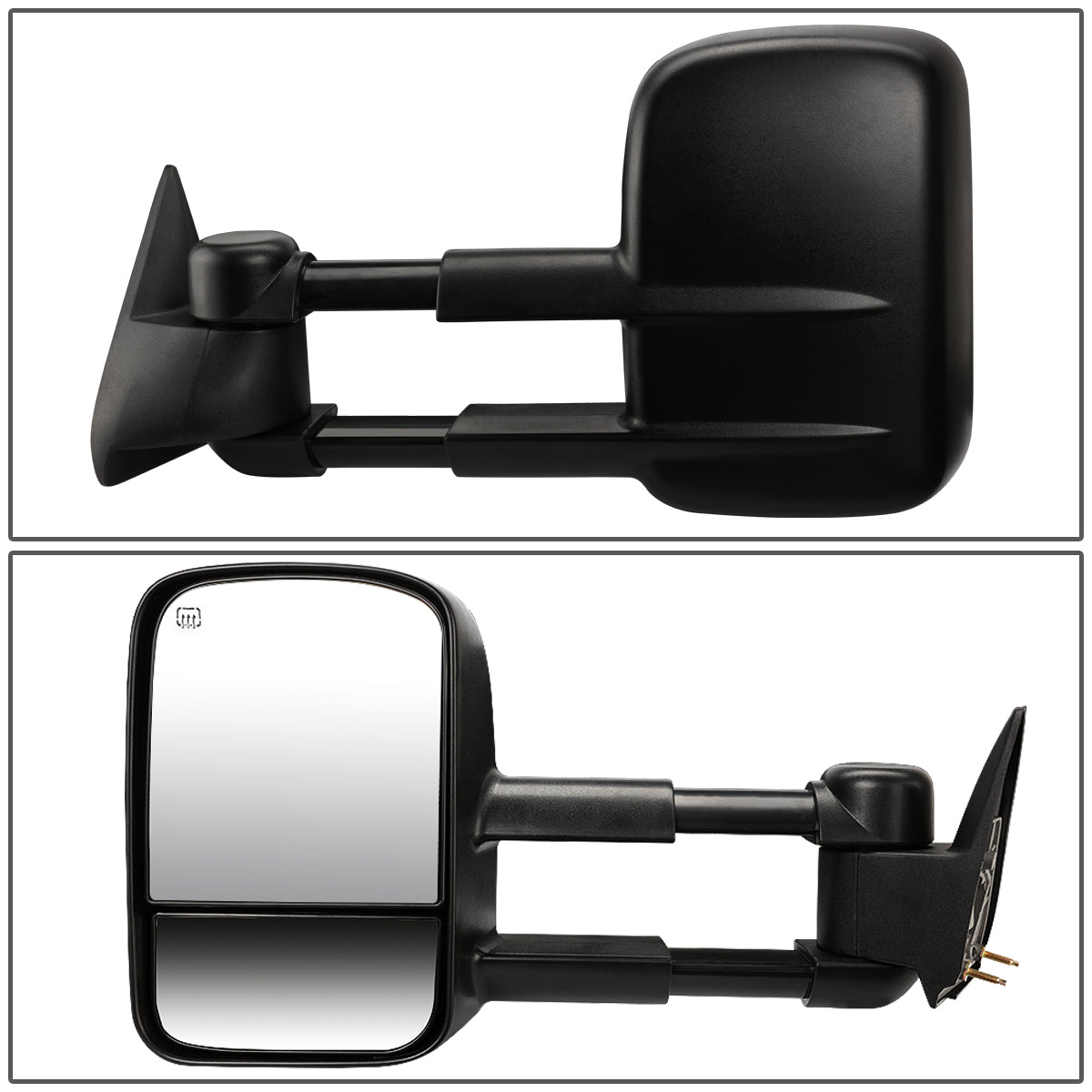 Powered Heated Towing Mirrors (Pair)<br>99-02 Chevy Silverado 1500-3500, GMC Sierra 1500
