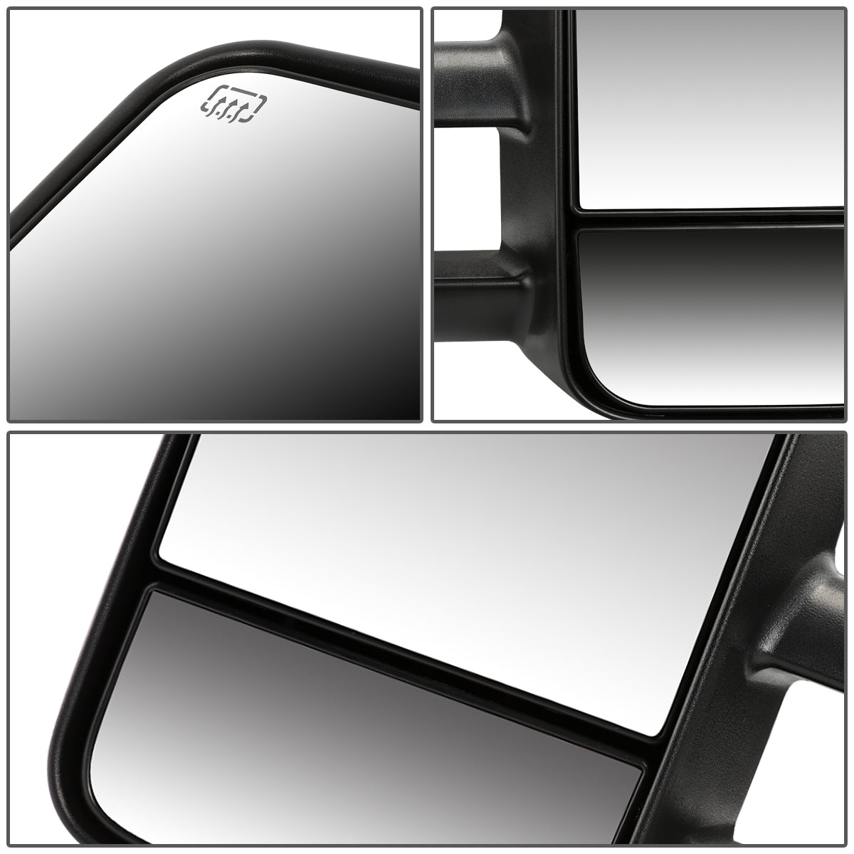Powered Heated Towing Mirrors (Pair)<br>99-02 Chevy Silverado 1500-3500, GMC Sierra 1500