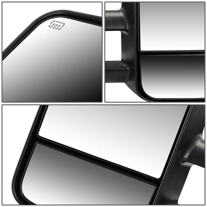 Powered Heated Towing Mirrors (Pair)<br>99-02 Chevy Silverado 1500-3500, GMC Sierra 1500