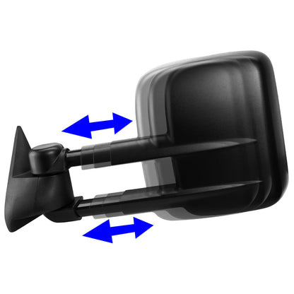 Powered Heated Towing Mirror (Left)<br>99-02 Chevy Silverado 1500-3500, GMC Sierra 1500