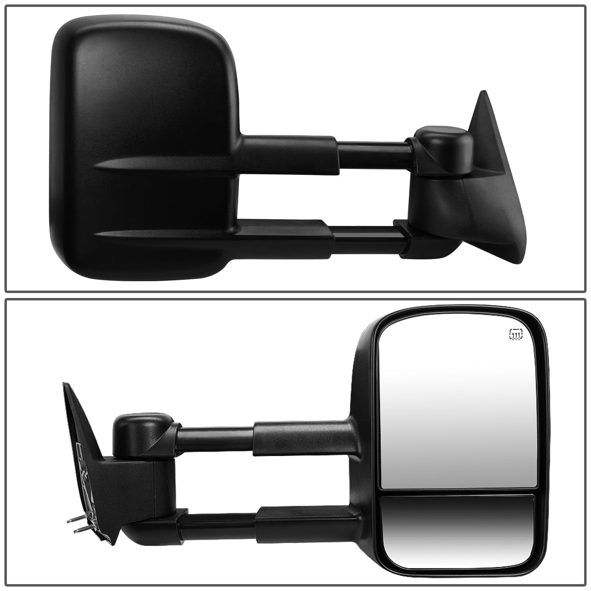 Powered Heated Towing Mirror (Right)<br>99-02 Chevy Silverado 1500-3500, GMC Sierra 1500