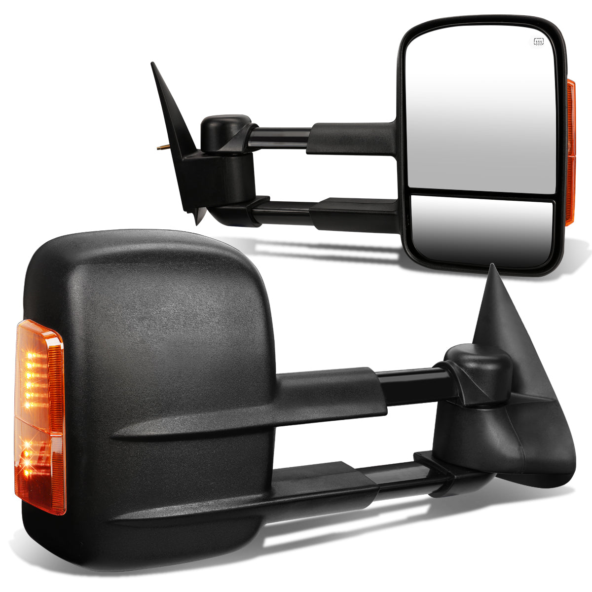 Powered Heated Towing Mirrors (Pair)<br>99-02 Chevy Silverado 1500-3500, GMC Sierra 1500