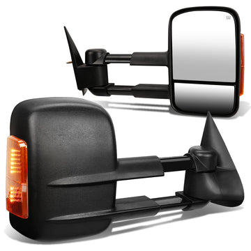 Powered Heated Towing Mirrors (Pair)<br>99-02 Chevy Silverado 1500-3500, GMC Sierra 1500