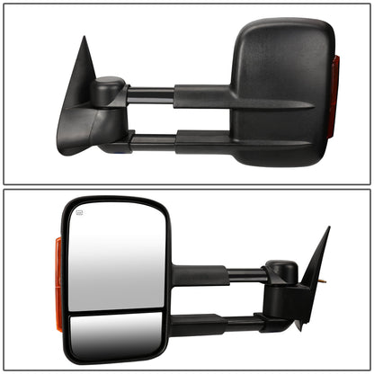 Powered Heated Towing Mirrors (Pair)<br>99-02 Chevy Silverado 1500-3500, GMC Sierra 1500