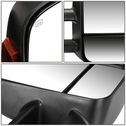 Powered Heated Towing Mirrors (Pair)<br>99-02 Chevy Silverado 1500-3500, GMC Sierra 1500