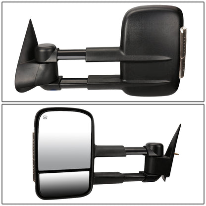 Powered Heated Towing Mirrors (Pair)<br>99-02 Chevy Silverado 1500-3500, GMC Sierra 1500