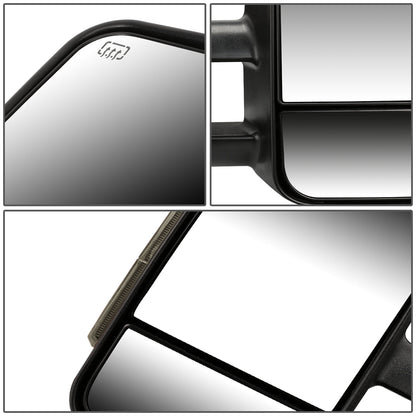 Powered Heated Towing Mirrors (Pair)<br>99-02 Chevy Silverado 1500-3500, GMC Sierra 1500