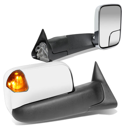 Chrome Powered Towing Mirrors (Pair)<br>94-97 Dodge Ram 1500 2500 3500