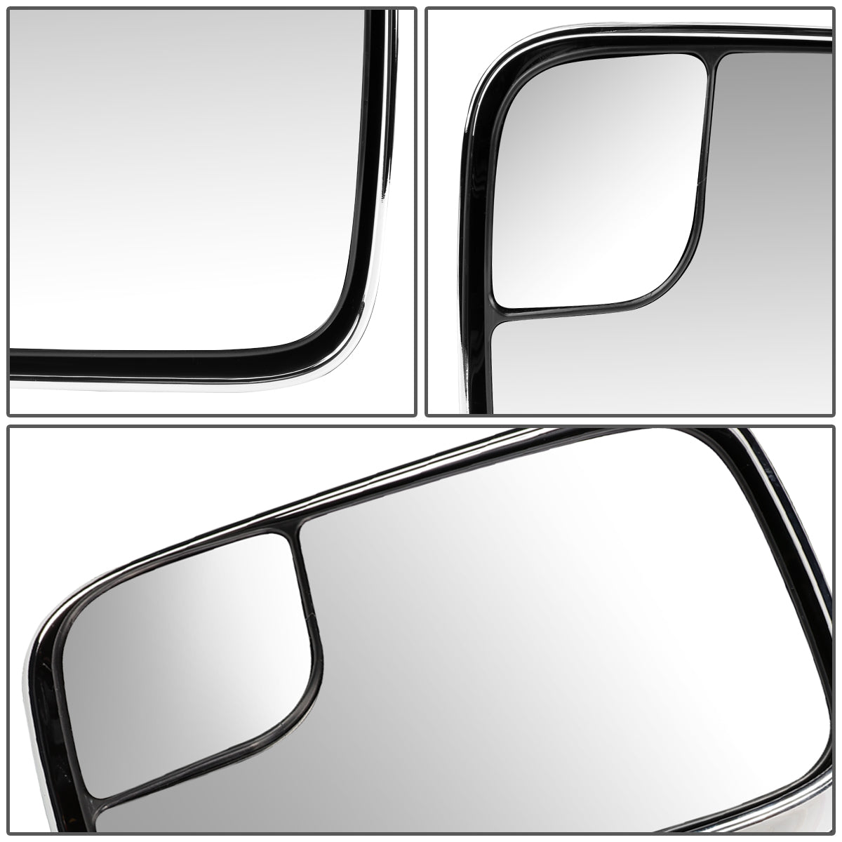 Chrome Powered Towing Mirrors (Pair)<br>94-97 Dodge Ram 1500 2500 3500