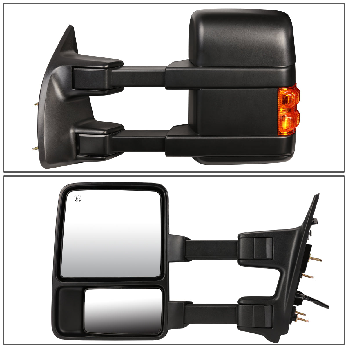 Powered Heated Towing Mirrors (Pair)<br>99-07 Ford F250-F550 Super Duty