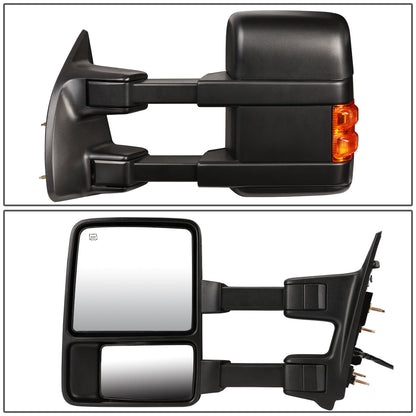 Powered Heated Towing Mirrors (Pair)<br>99-07 Ford F250-F550 Super Duty