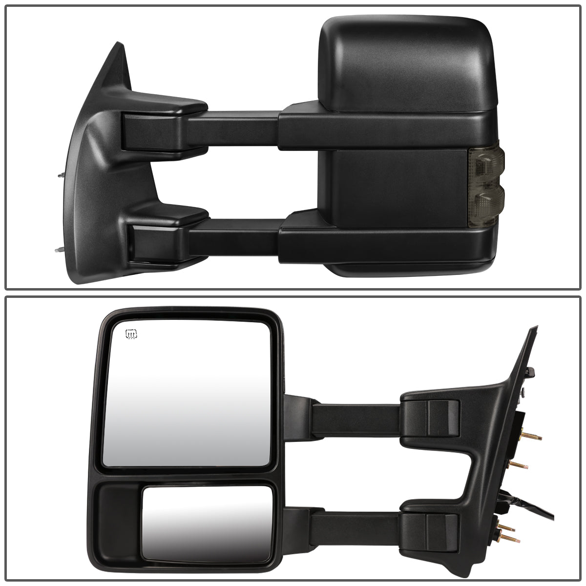 Powered Heated Towing Mirrors (Pair)<br>99-07 Ford F250-F550 Super Duty