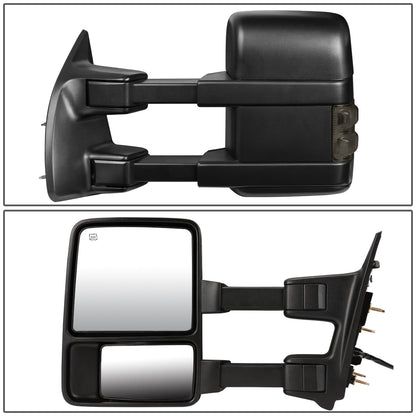 Powered Heated Towing Mirrors (Pair)<br>99-07 Ford F250-F550 Super Duty