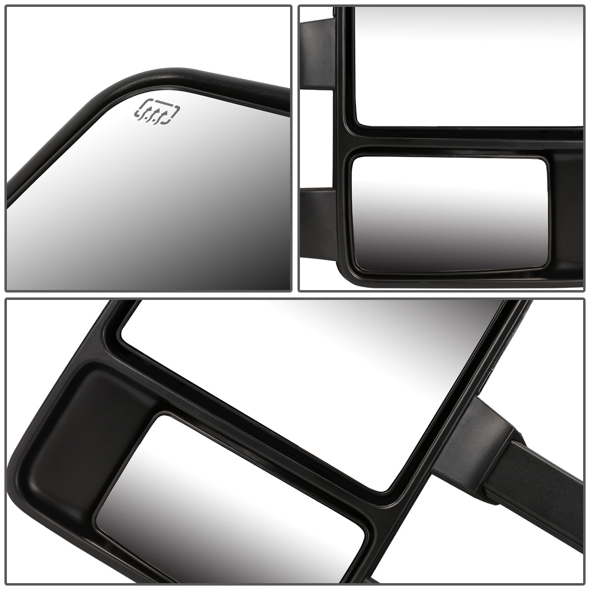 Powered Heated Towing Mirrors (Pair)<br>99-07 Ford F250-F550 Super Duty