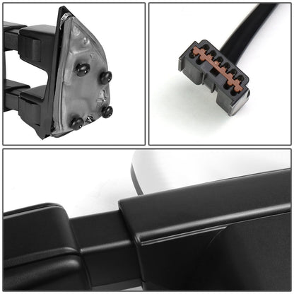Chrome Powered Heated Towing Mirrors (Pair)<br>99-07 Ford F250-F550 Super Duty