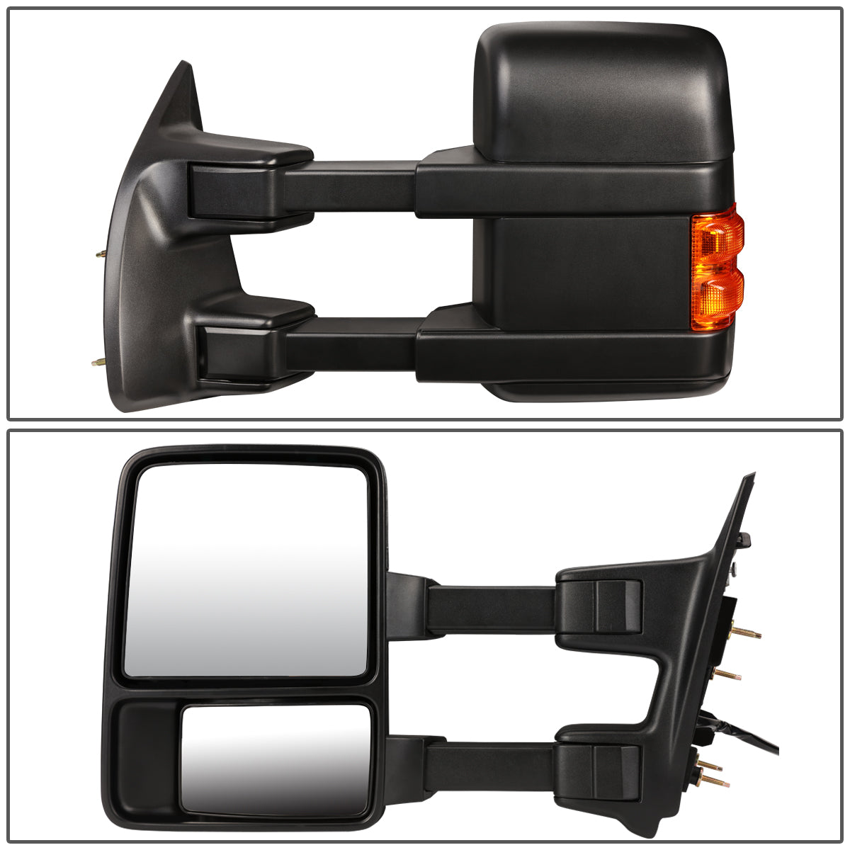 Manual Towing Mirror (Left)<br>08-16 Ford F250 F350 F450 F550 Super Duty