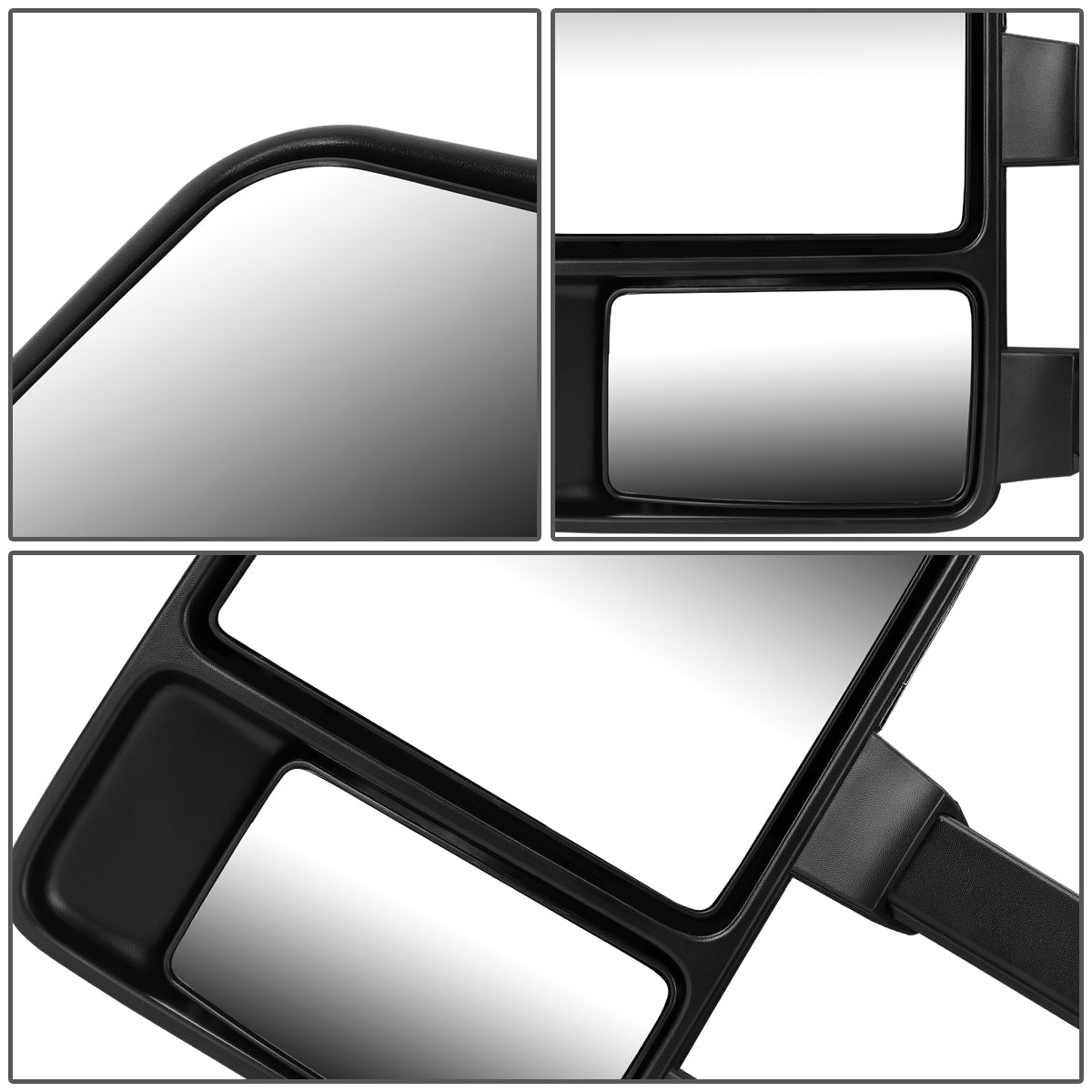 Manual Towing Mirror (Left)<br>08-16 Ford F250 F350 F450 F550 Super Duty