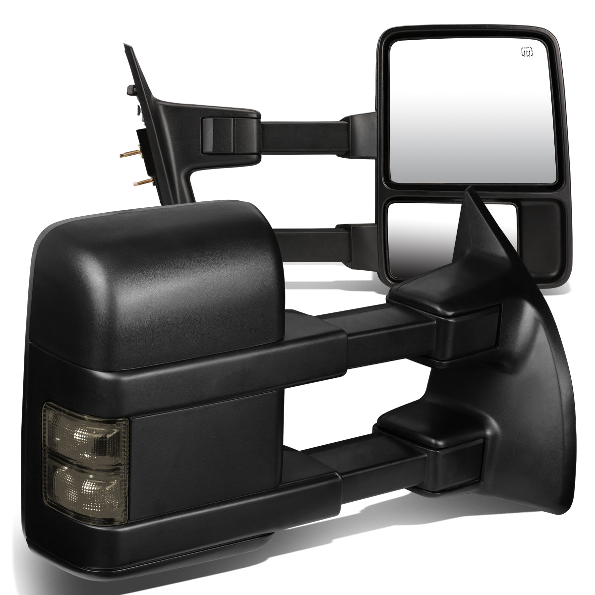 Powered Heated Towing Mirrors (Pair)<br>08-16 Ford F250 F350 F450 F550 Super Duty