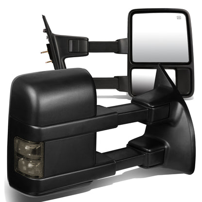 Powered Heated Towing Mirrors (Pair)<br>08-16 Ford F250 F350 F450 F550 Super Duty