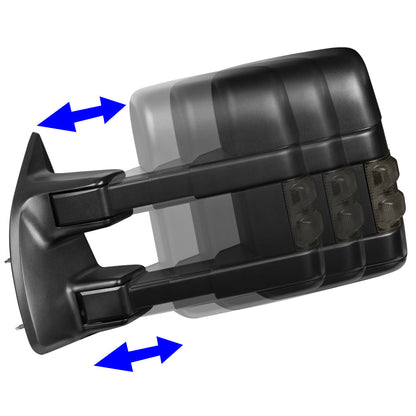 Powered Heated Towing Mirrors (Pair)<br>08-16 Ford F250 F350 F450 F550 Super Duty