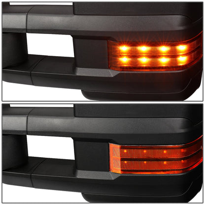 Manual Towing Mirrors (Pair)<br>07-13 Chevy Silverado 1500, GMC Sierra 1500