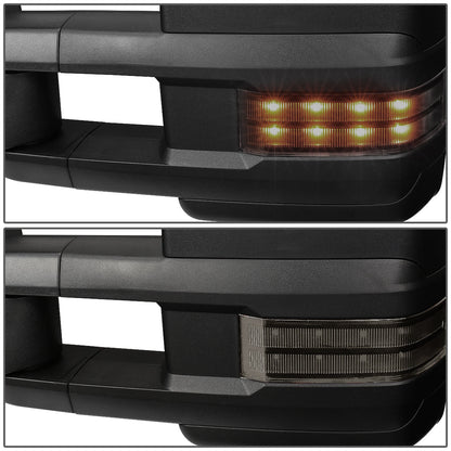 Powered Heated Towing Mirrors (Pair)<br>07-13 Chevy Silverado 1500, GMC Sierra 1500