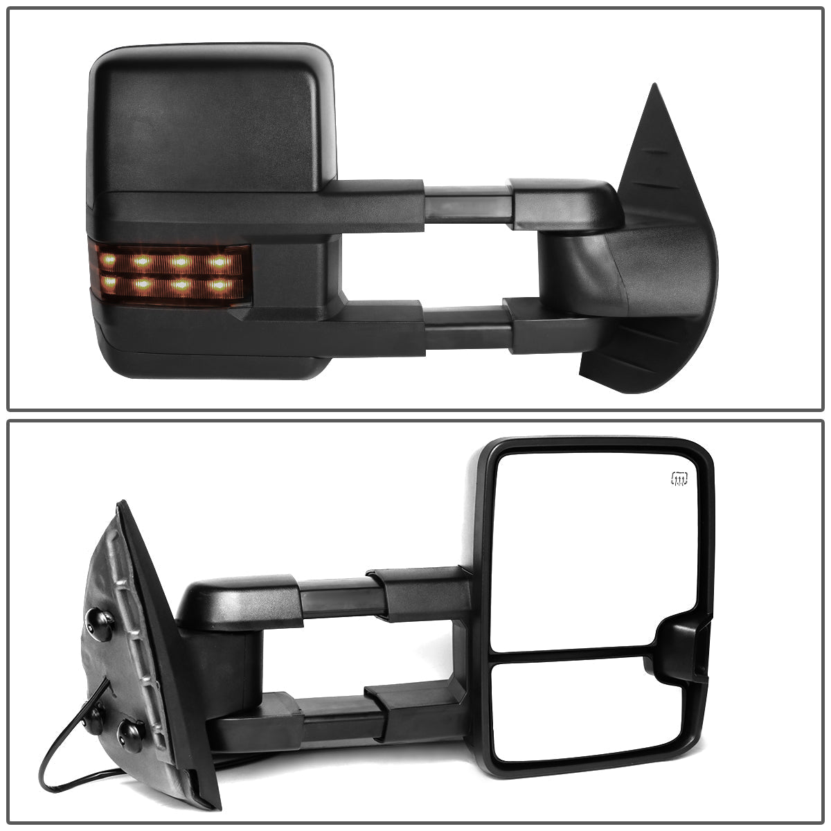 Powered Heated Towing Mirror (Right)<br>07-13 Chevy Silverado 1500, GMC Sierra 1500