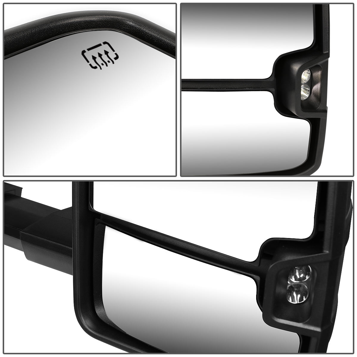 Powered Heated Towing Mirror (Right)<br>07-13 Chevy Silverado 1500, GMC Sierra 1500