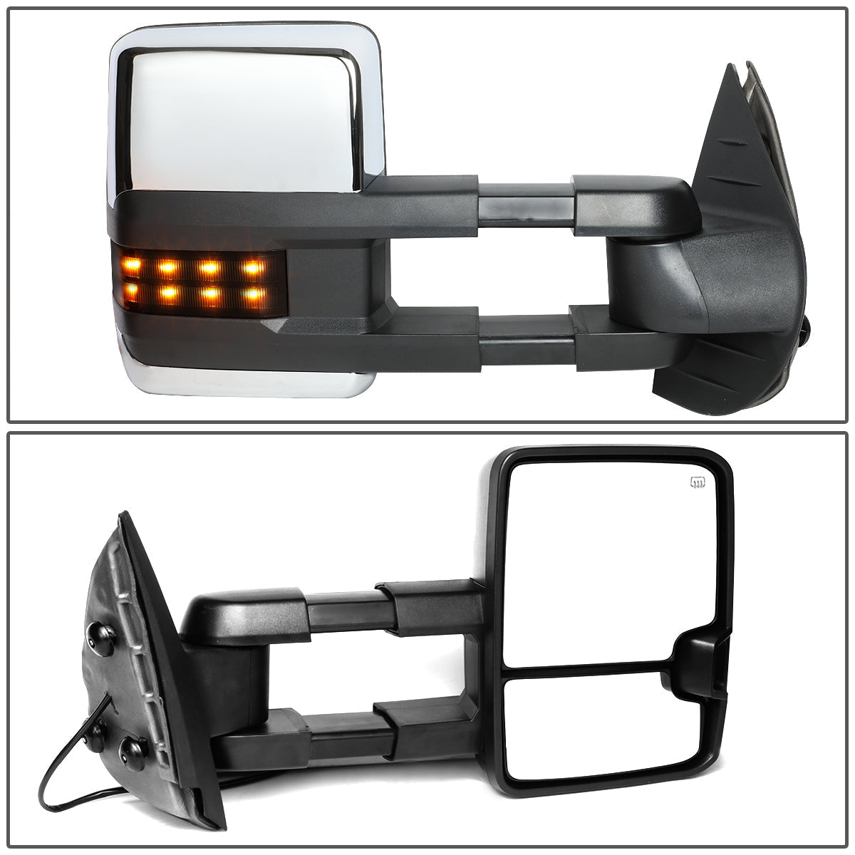 Powered Heated Towing Mirror (Right)<br>07-13 Chevy Silverado 1500, GMC Sierra 1500