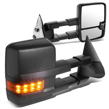 Manual Towing Mirrors (Pair)<br>99-06 Chevy Silverado, GMC Sierra