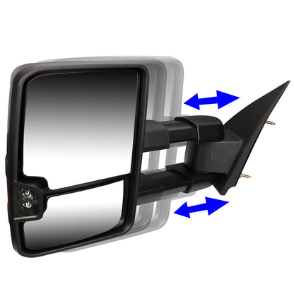 Manual Towing Mirrors (Pair)<br>99-06 Chevy Silverado, GMC Sierra