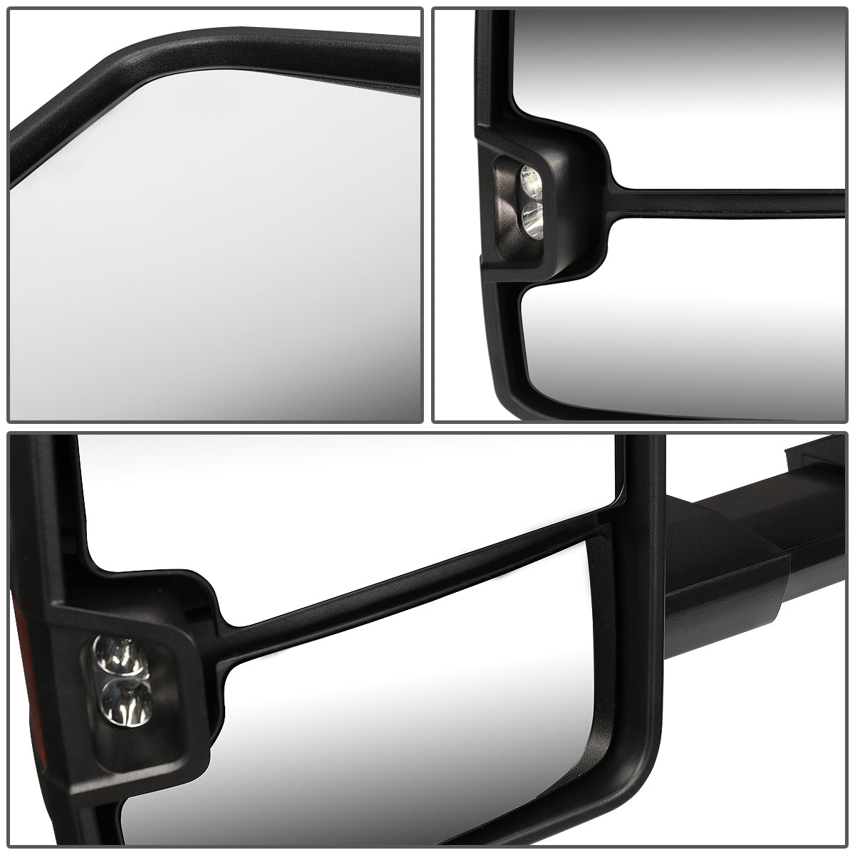 Manual Towing Mirrors (Pair)<br>99-06 Chevy Silverado, GMC Sierra